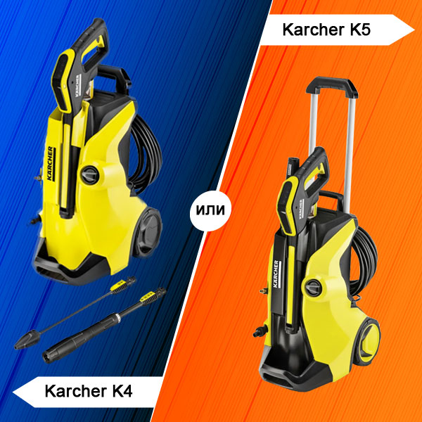 Минимойки Karcher K4 и K5: обзор и сравнение