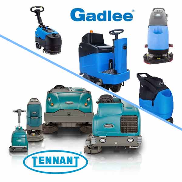 Выбор оборудования для уборки Gadlee и Tennant